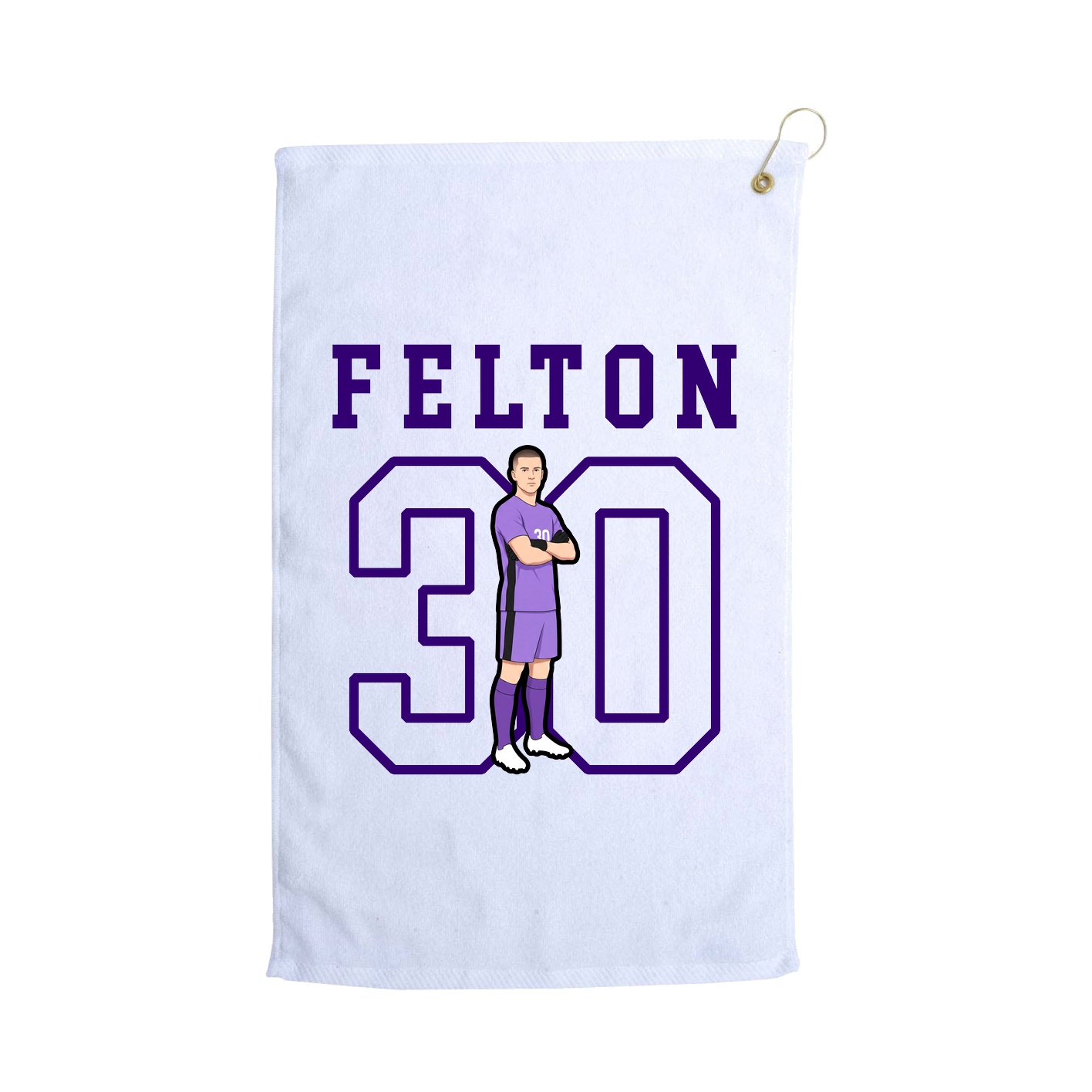Golf Towel — Shirsey in White