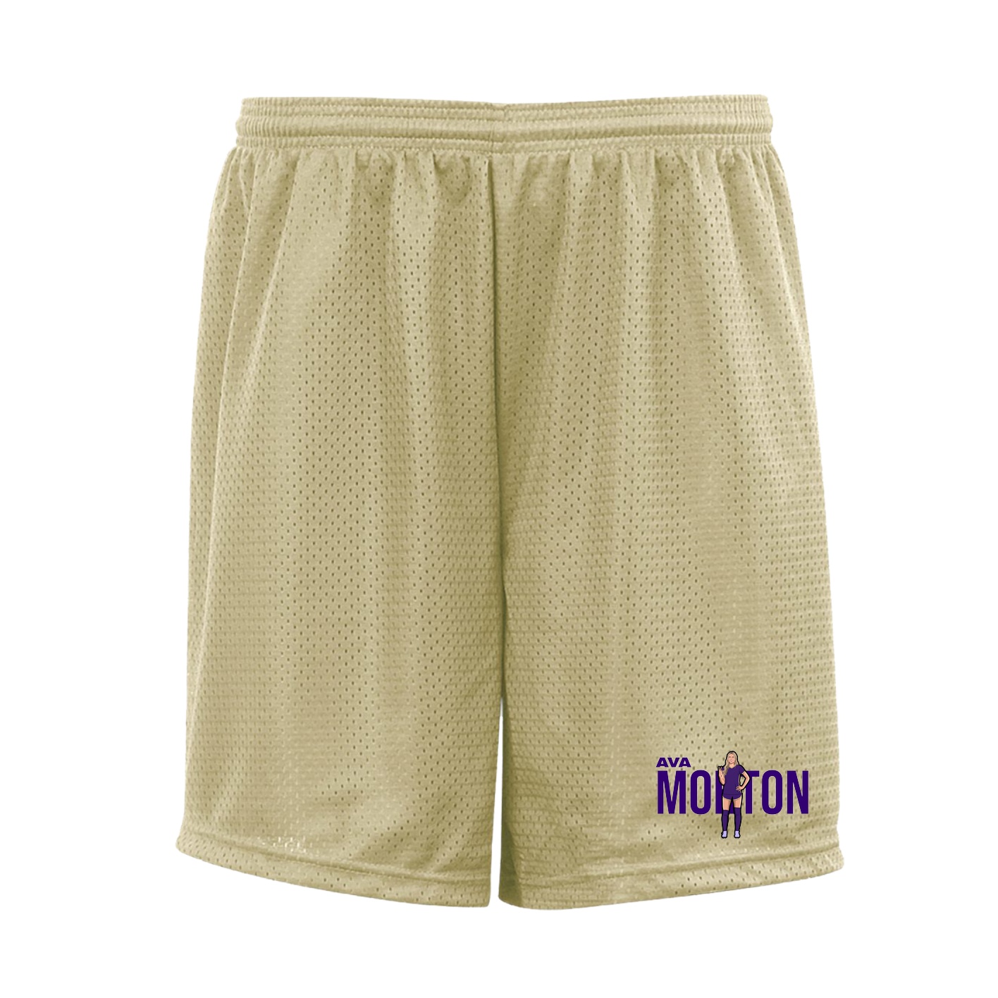 Shorts — Player Name in Vegas Gold