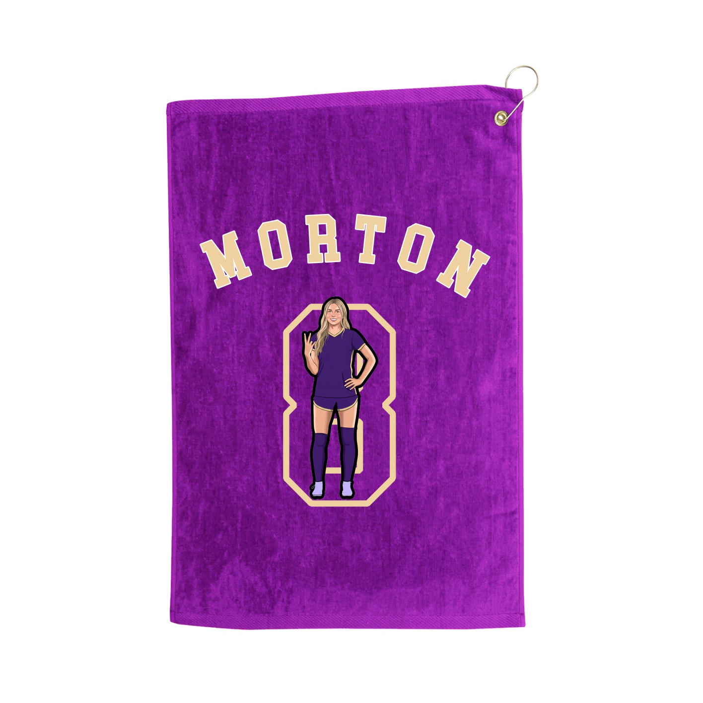 Golf Towel — Shirsey Arch in Purple