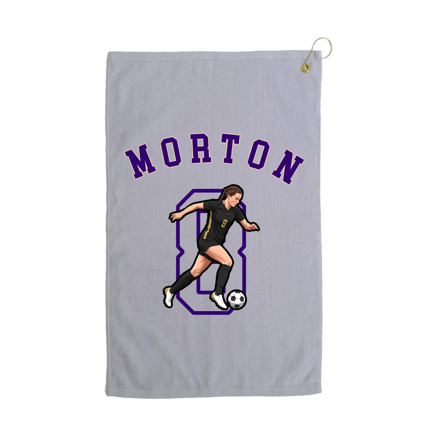 Golf Towel — Shirsey Arch in Grey