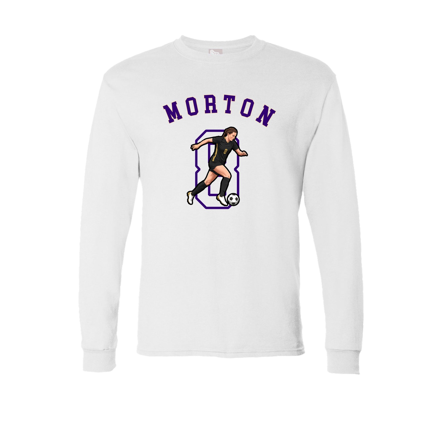 Long Sleeve Tee — Shirsey Arch in White