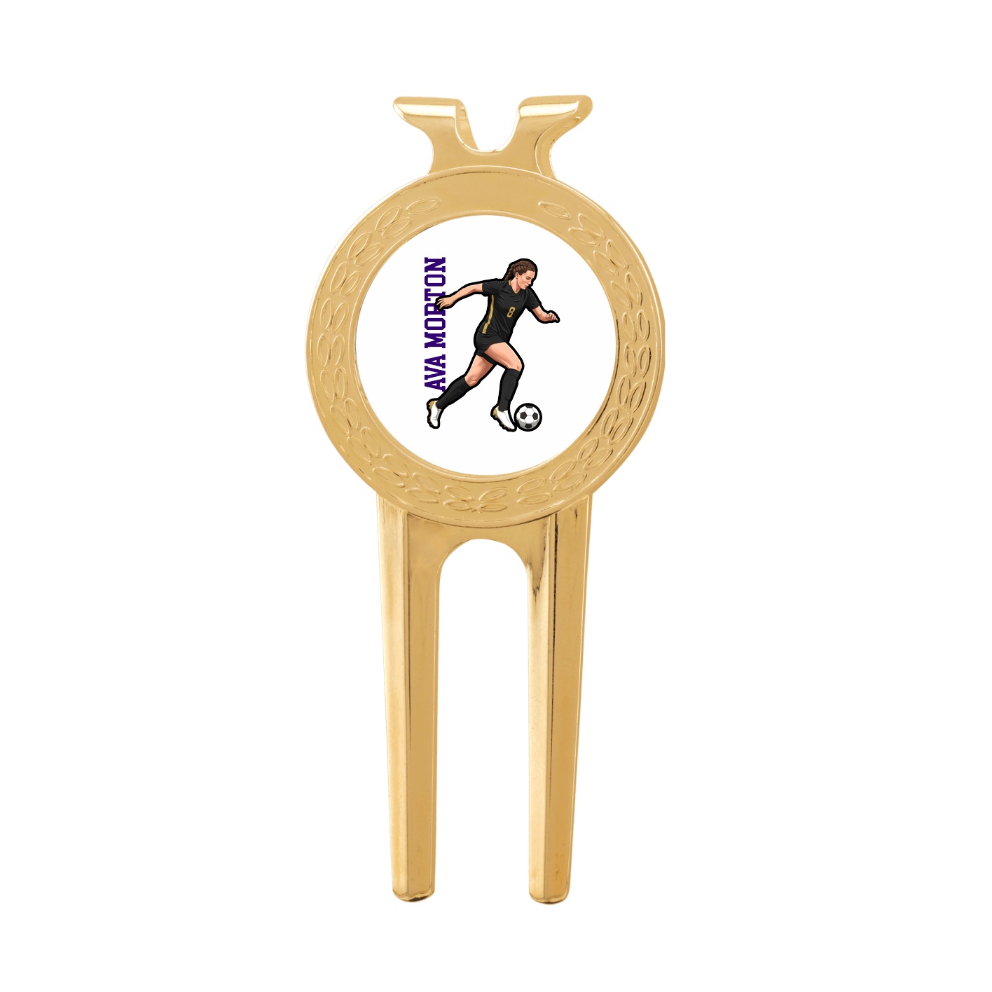 Divot Tool with Ball Marker — Name Vertical in Classic