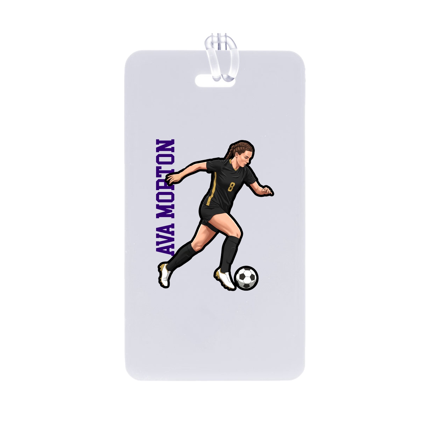 Bag Tag — Name Vertical in Classic