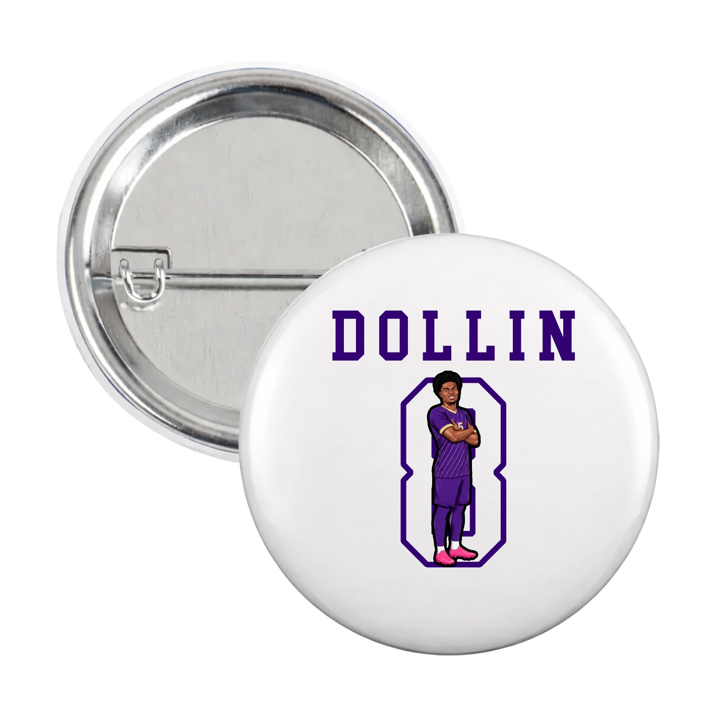 Game Day Button — Shirsey in White