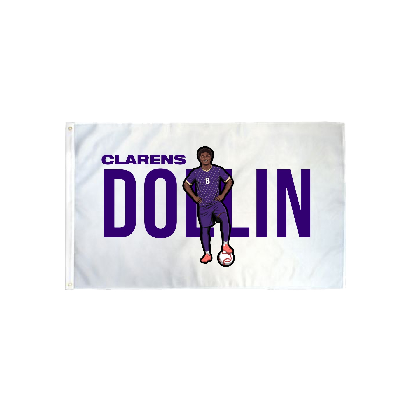 3x5 Flag — Player Name in Classic