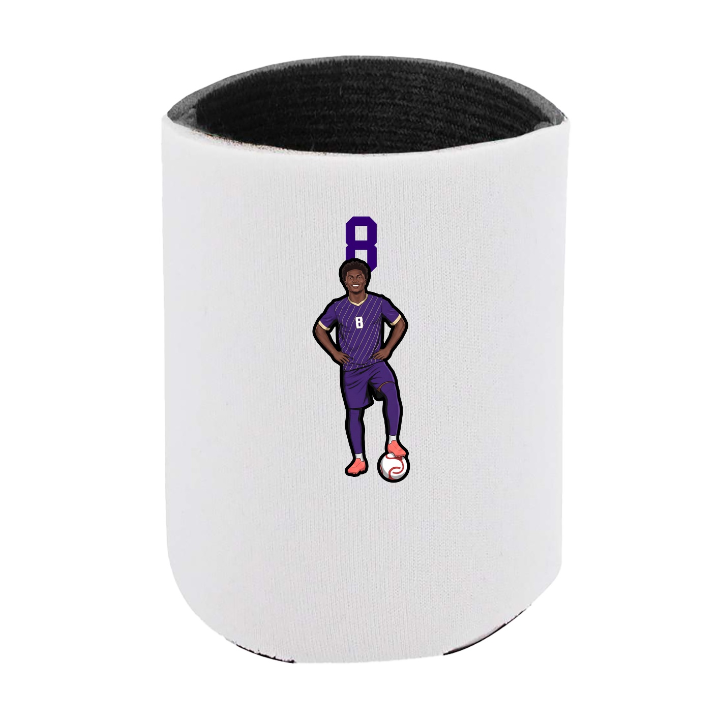 Can Holder — Number Top in White