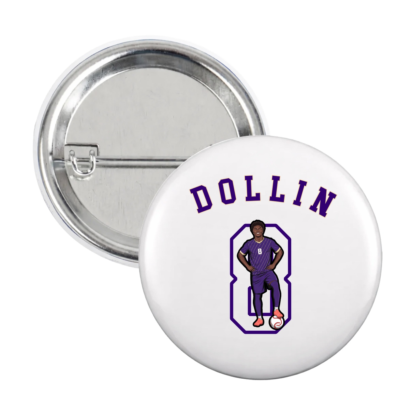 Game Day Button — Shirsey Arch in White