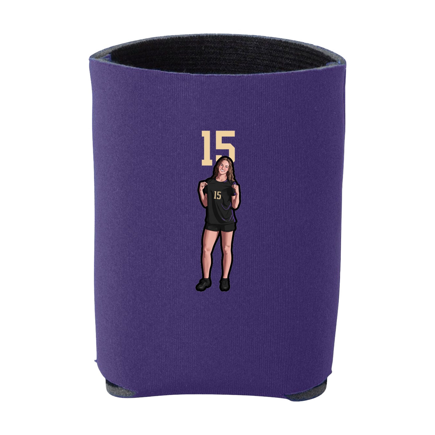 Can Holder — Number Top in Purple