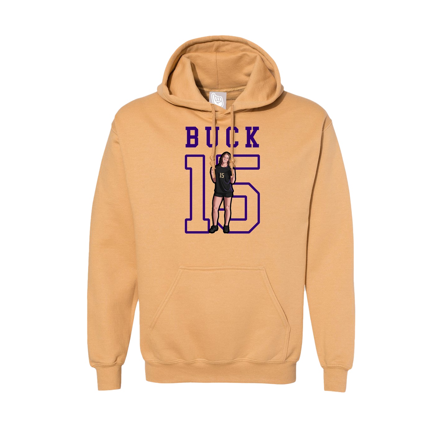 Hoodie — Shirsey in Vegas Gold