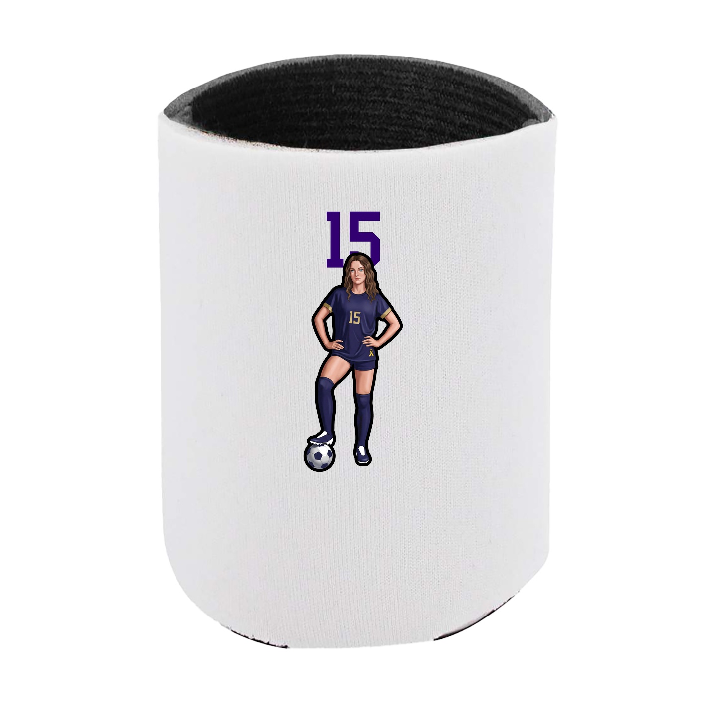 Can Holder — Number Top in White