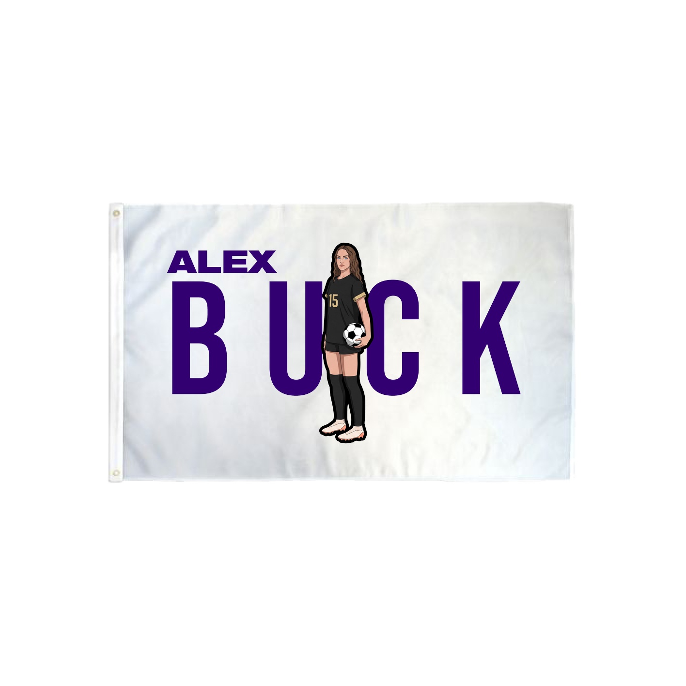 3x5 Flag — Player Name in Classic