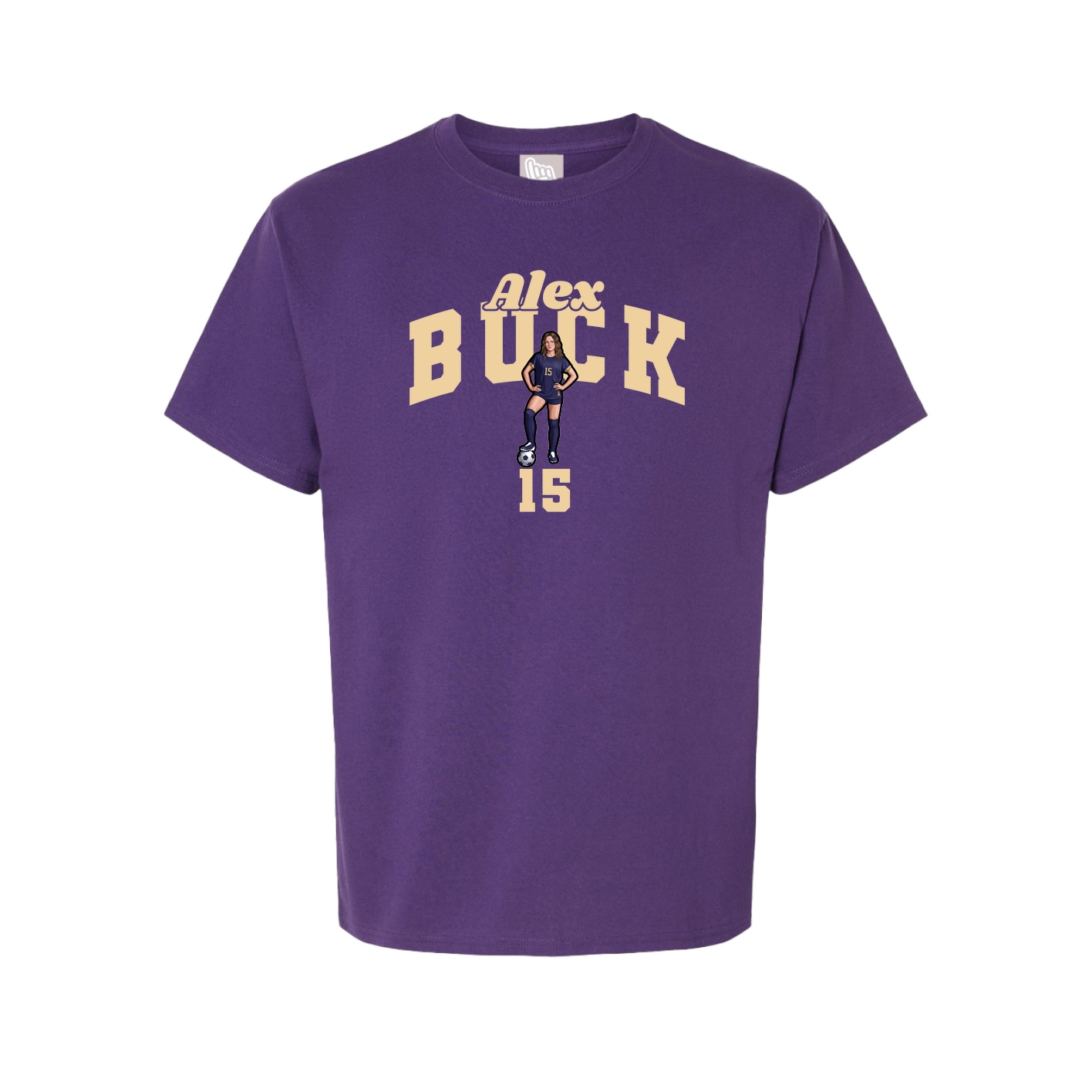 Tee — Signature Arch in Purple