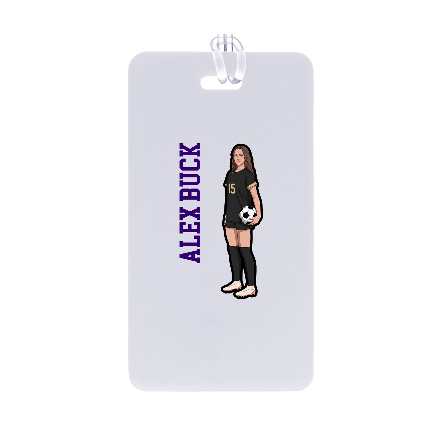 Bag Tag — Name Vertical in Classic