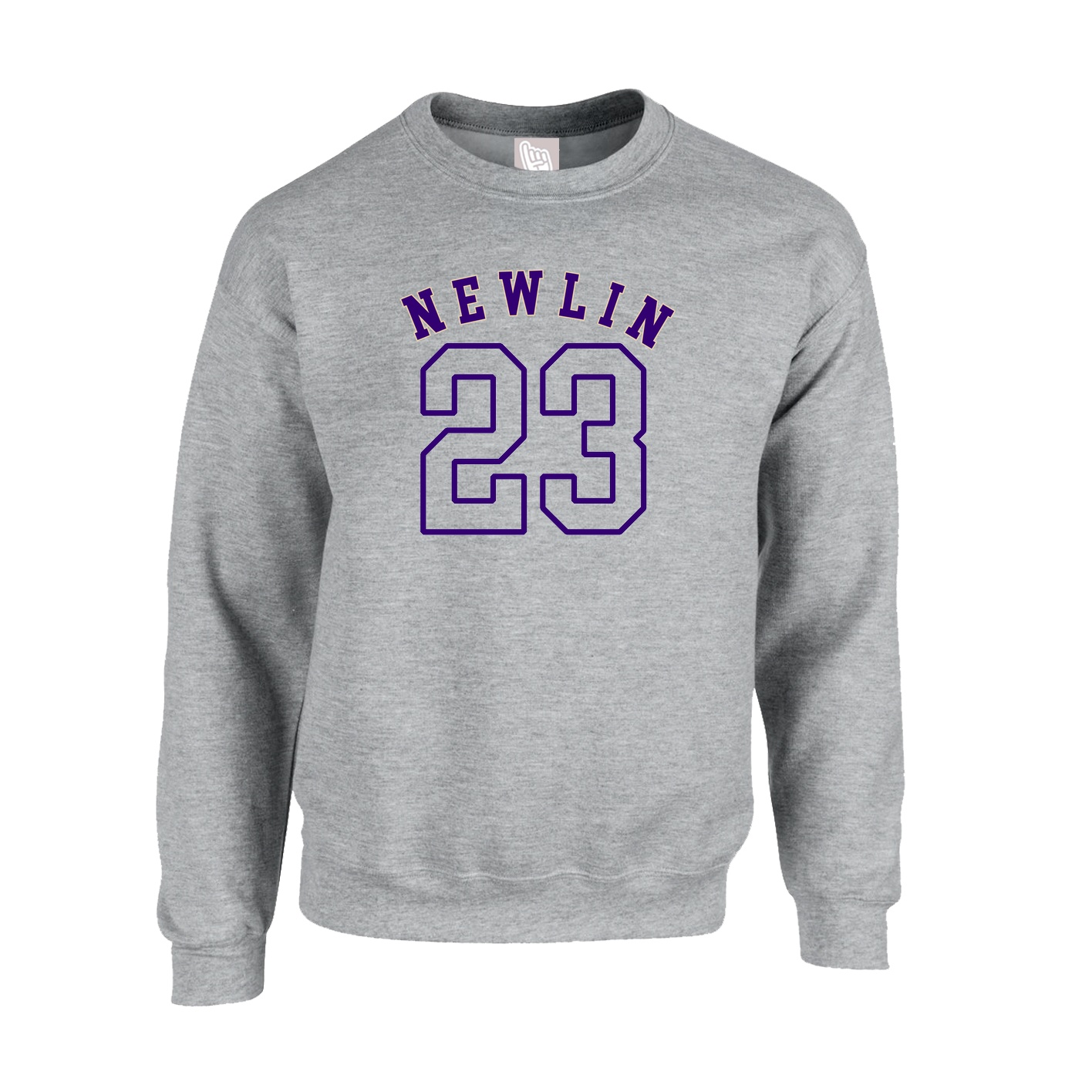 Fleece Crew — Shirsey Arch in Grey