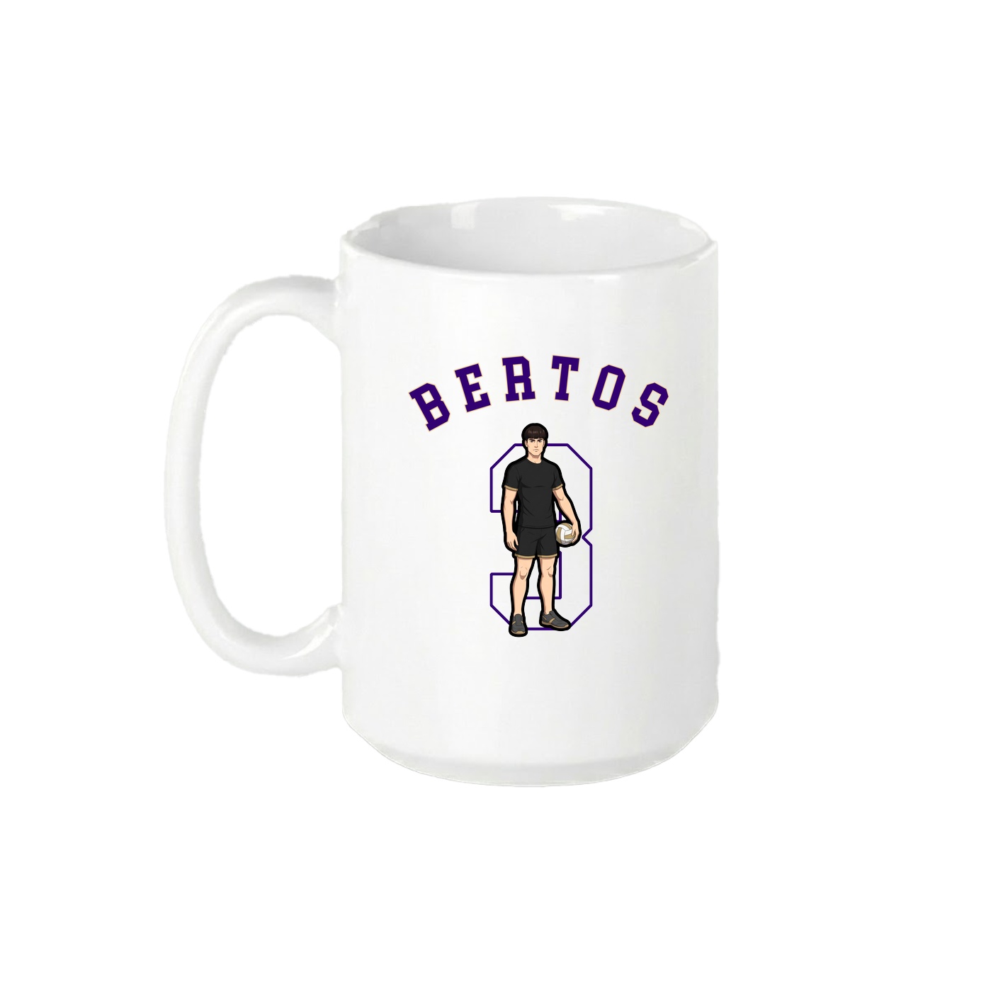 15oz Coffee Mug — Shirsey Arch in White