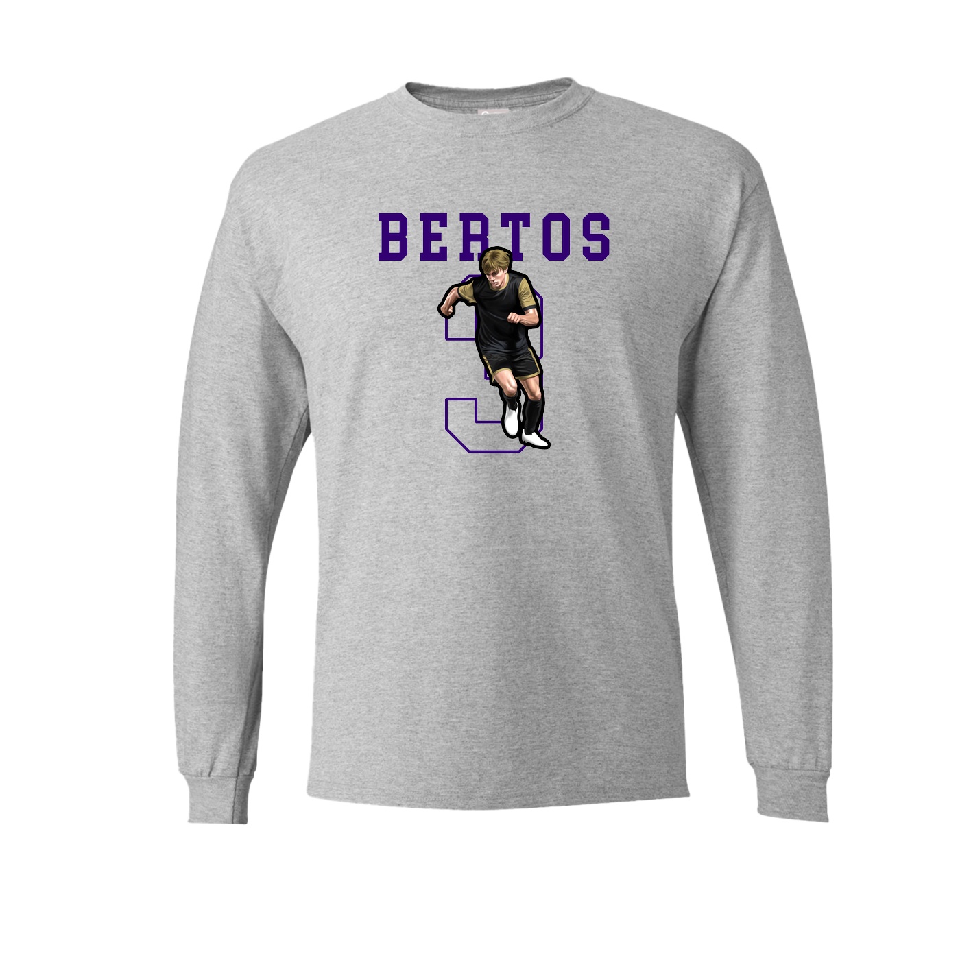 Long Sleeve Tee — Shirsey in Grey