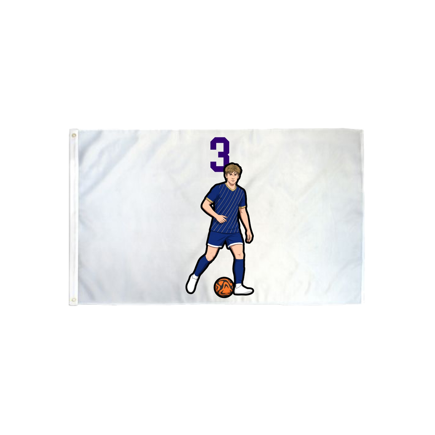 3x5 Flag — Number Top in Classic
