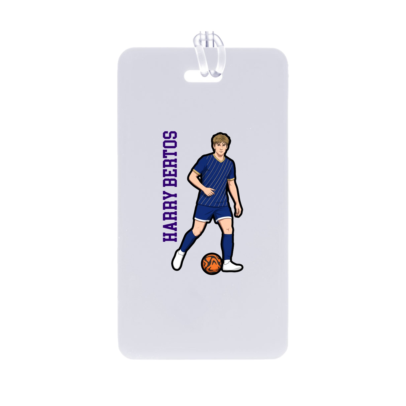 Bag Tag — Name Vertical in Classic