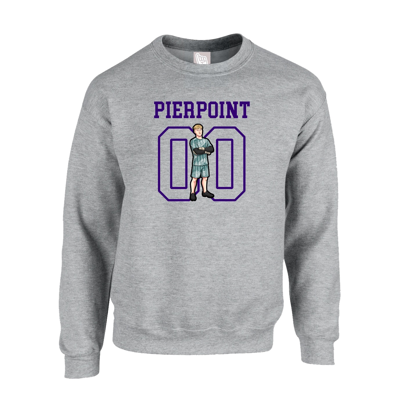 Fleece Crew — Shirsey in Grey