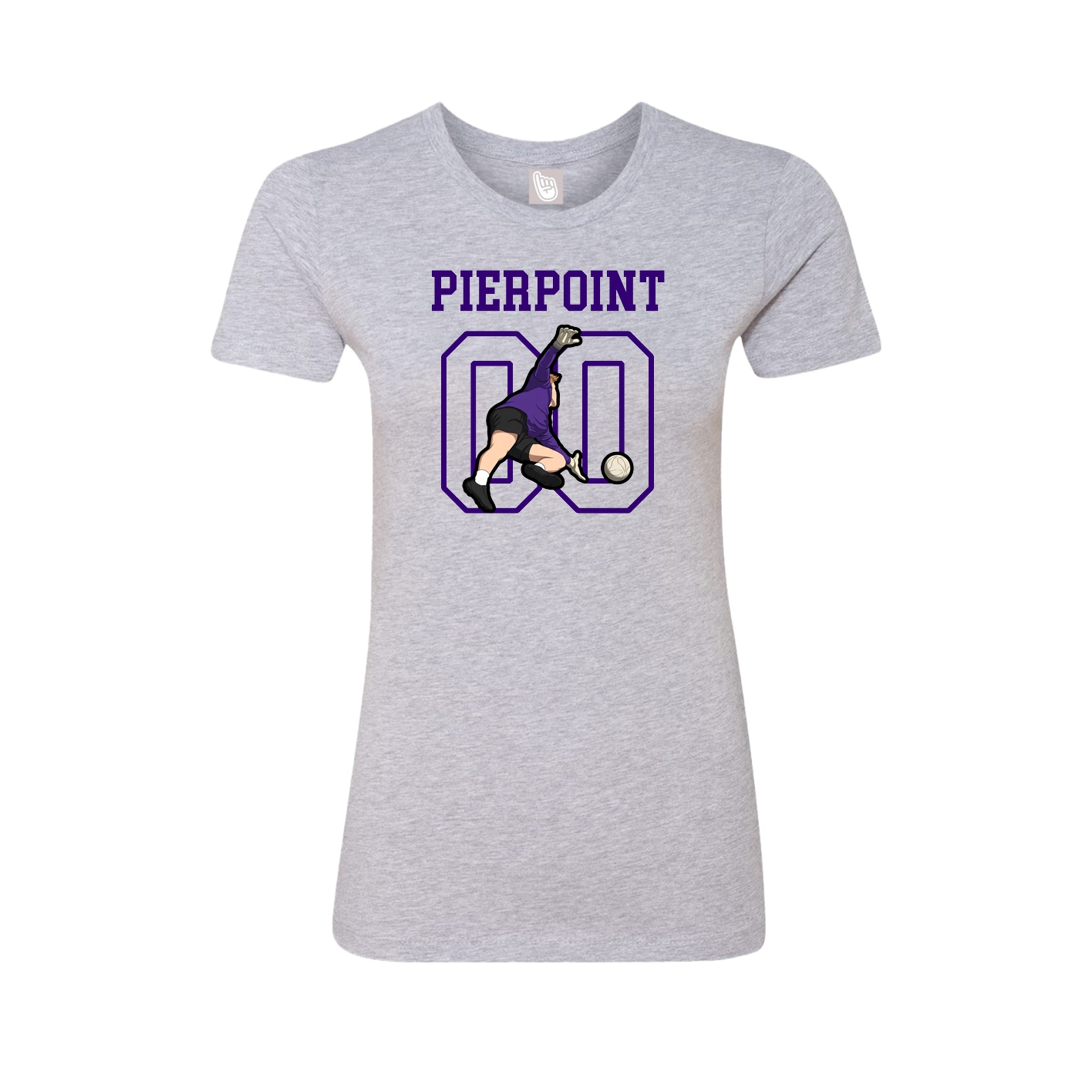 Fitted Women's Tee — Shirsey in Grey