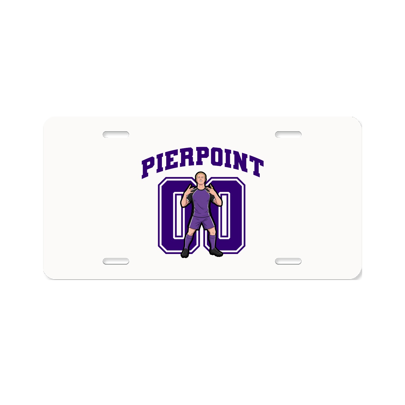 License Plate — Number in Classic