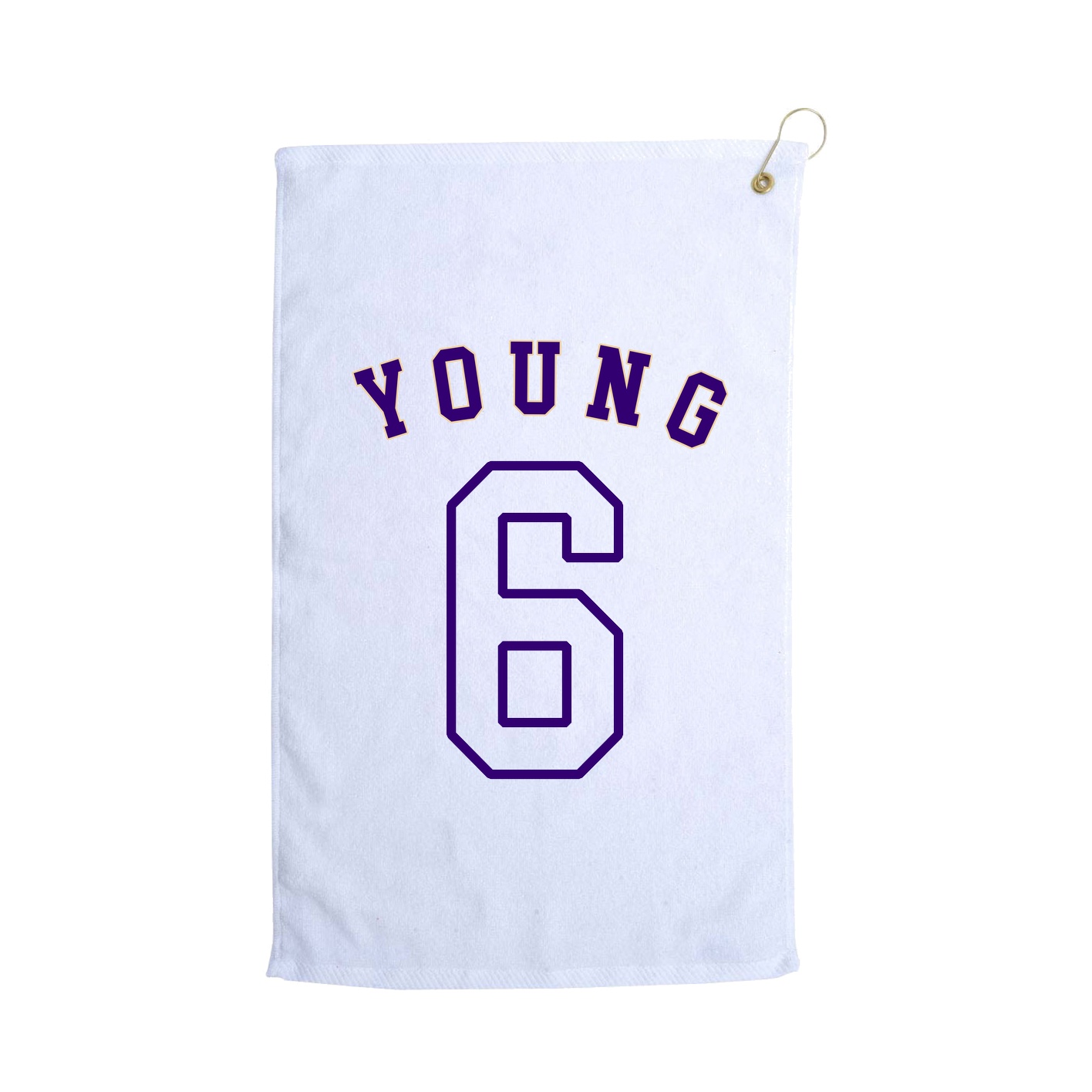 Golf Towel — Shirsey Arch in White