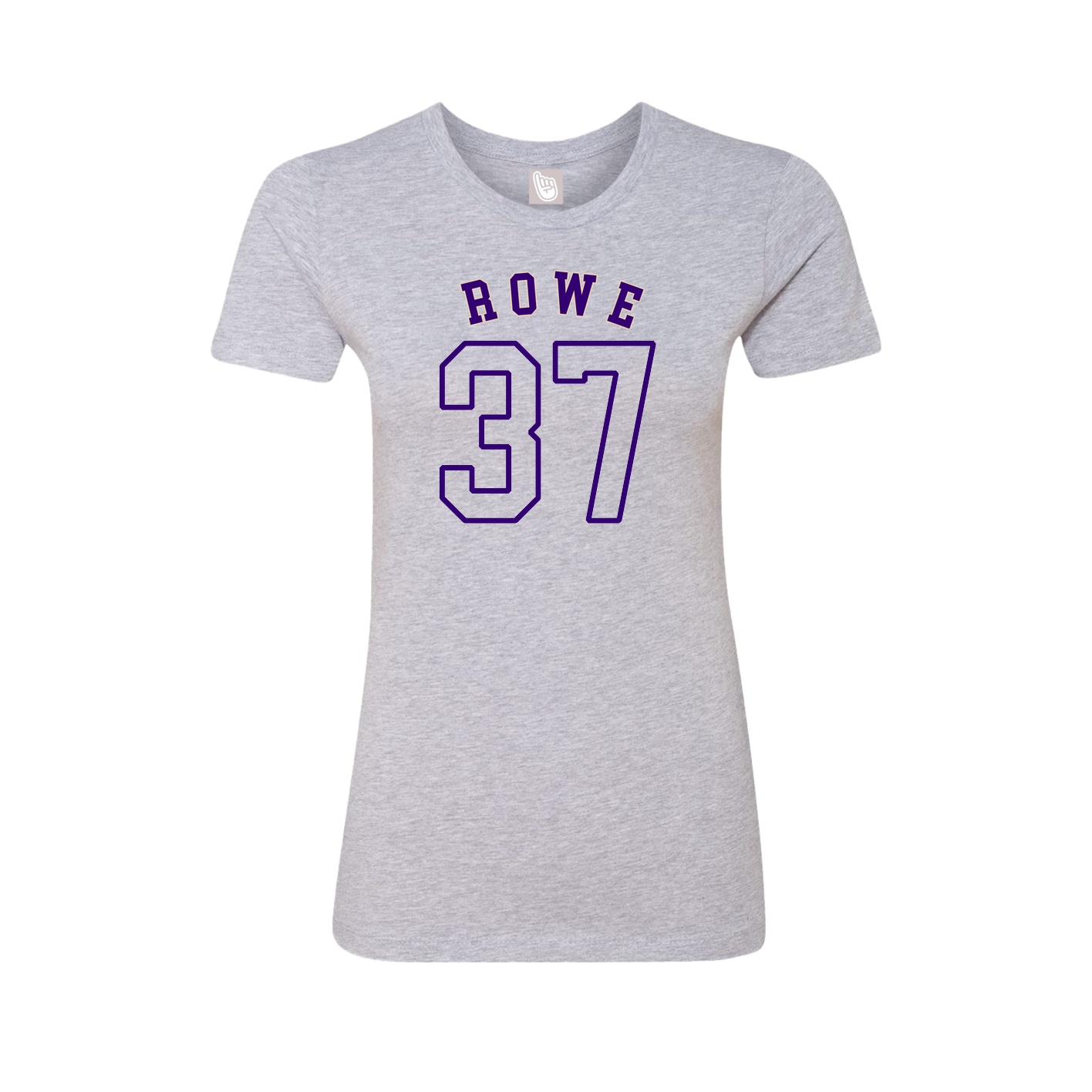 Fitted Women's Tee — Shirsey Arch in Grey