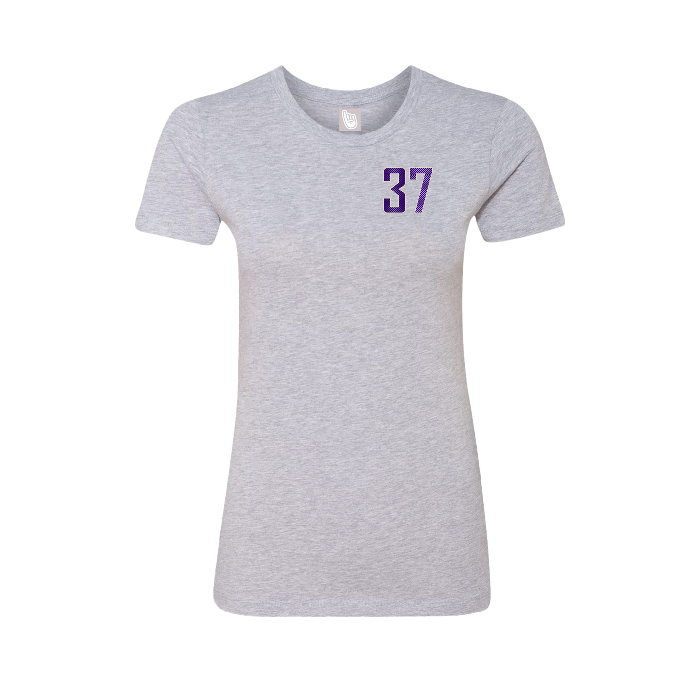 Fitted Women's Tee — Front Shirsy in Grey