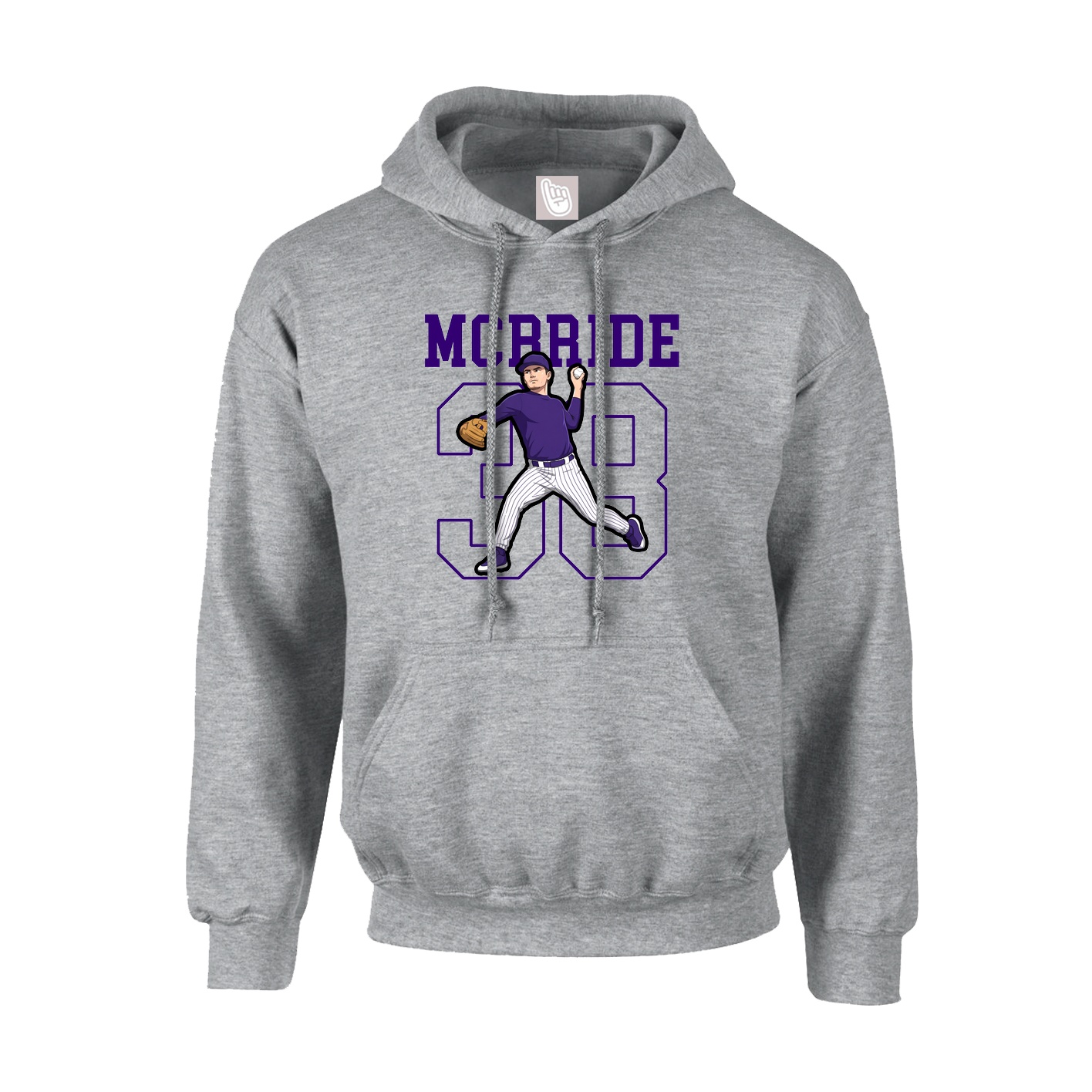 Hoodie — Shirsey in Grey