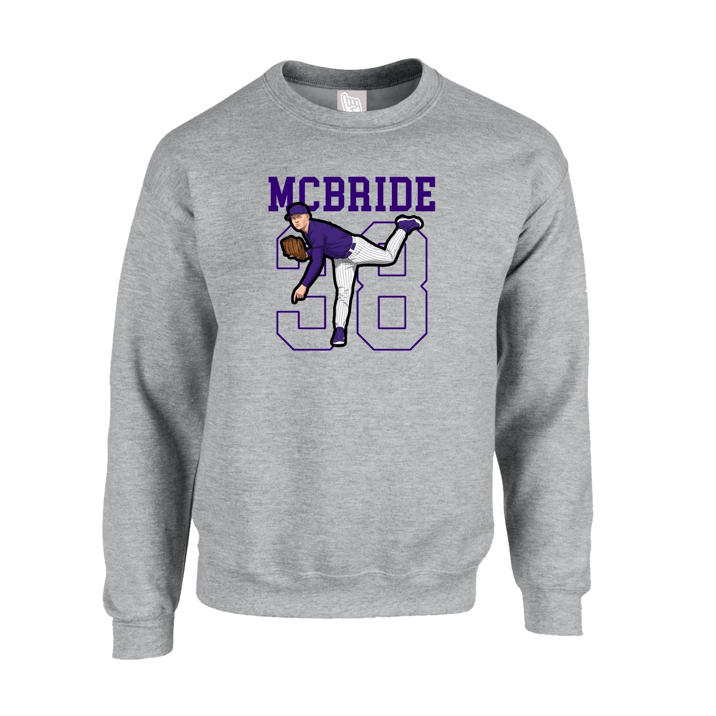 Fleece Crew — Shirsey in Grey