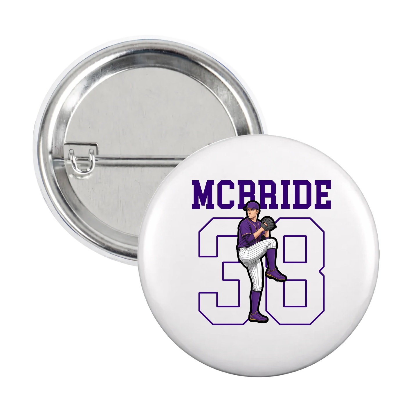 Game Day Button — Shirsey in White