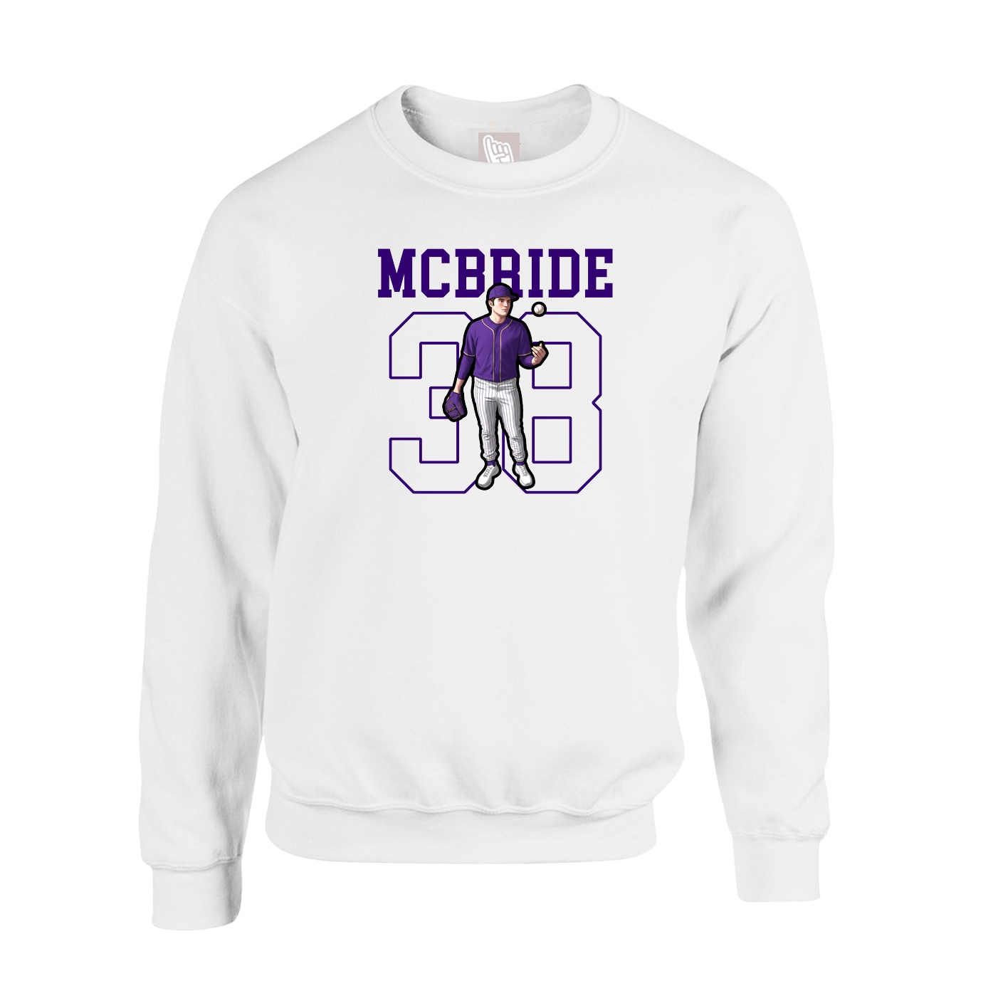 Fleece Crew — Shirsey in White
