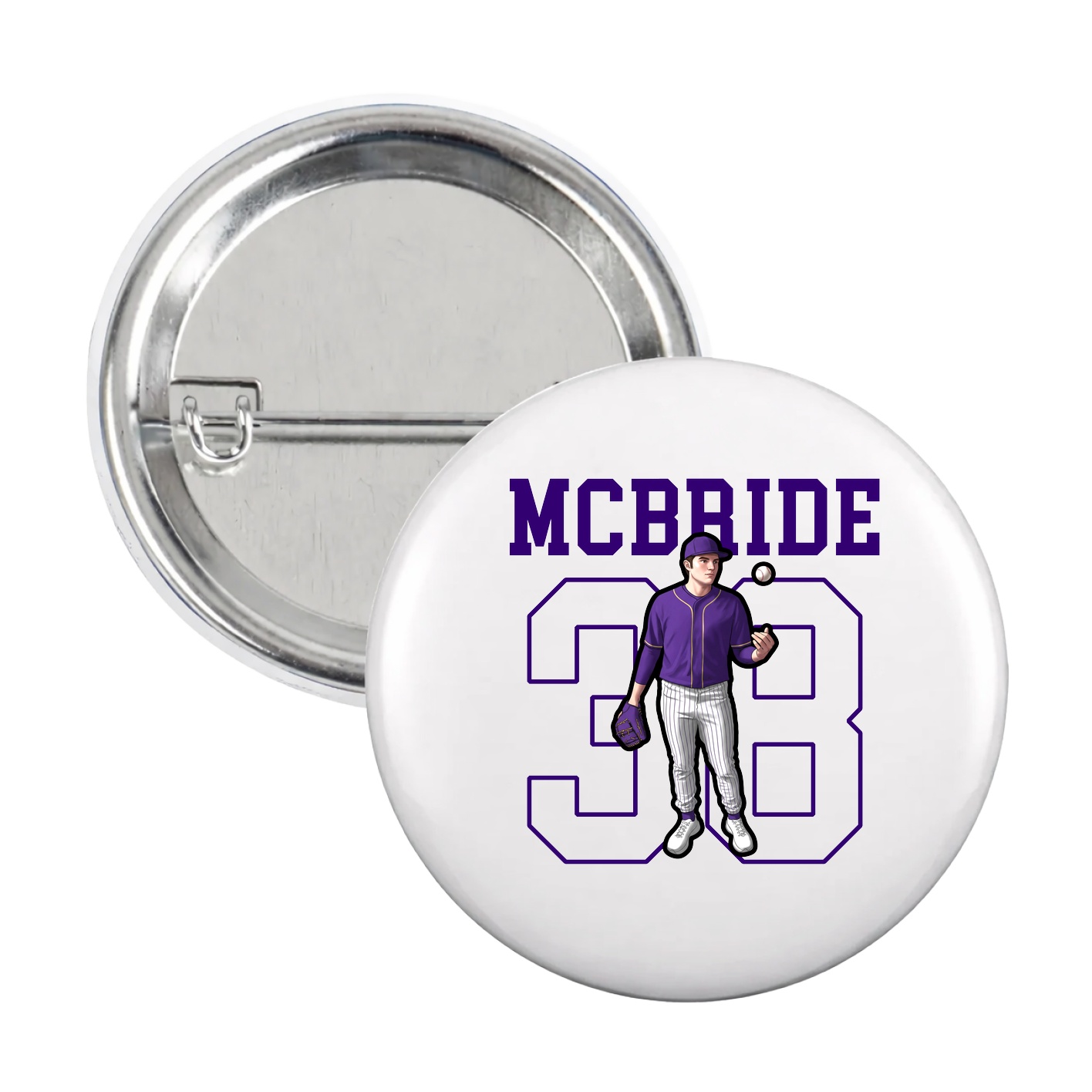 Game Day Button — Shirsey in White