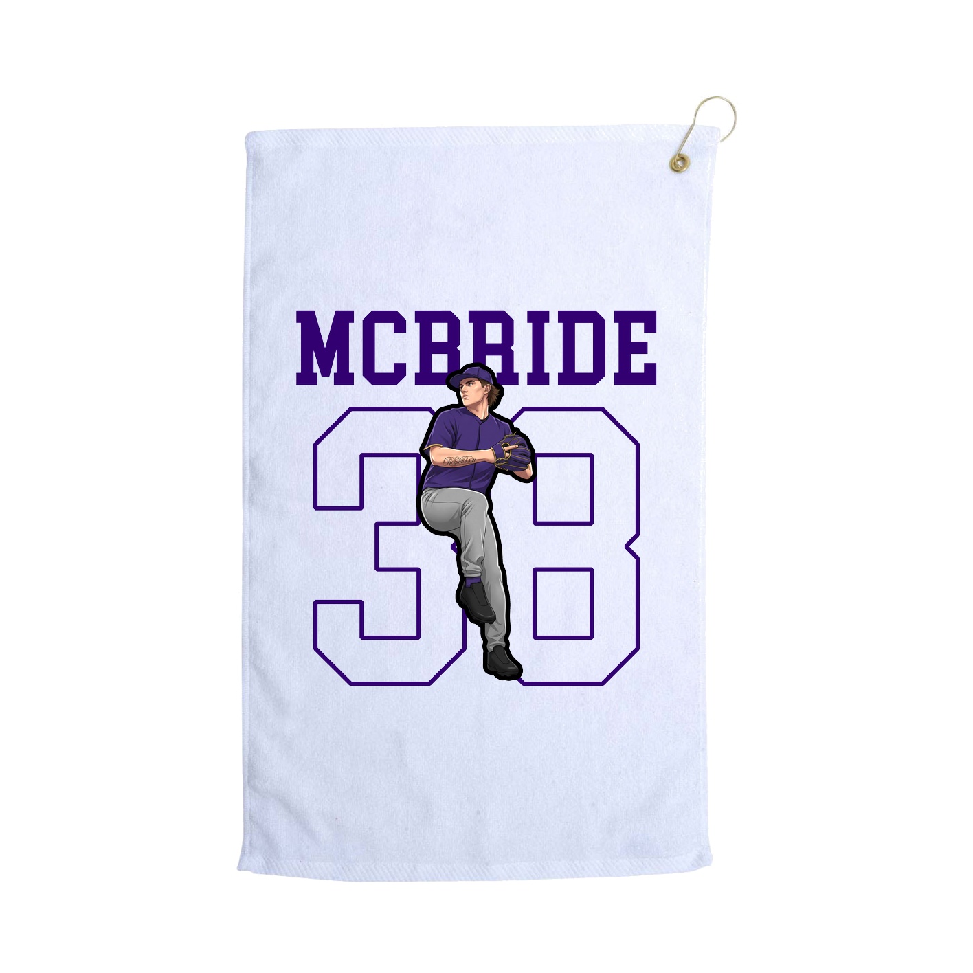 Golf Towel — Shirsey in White