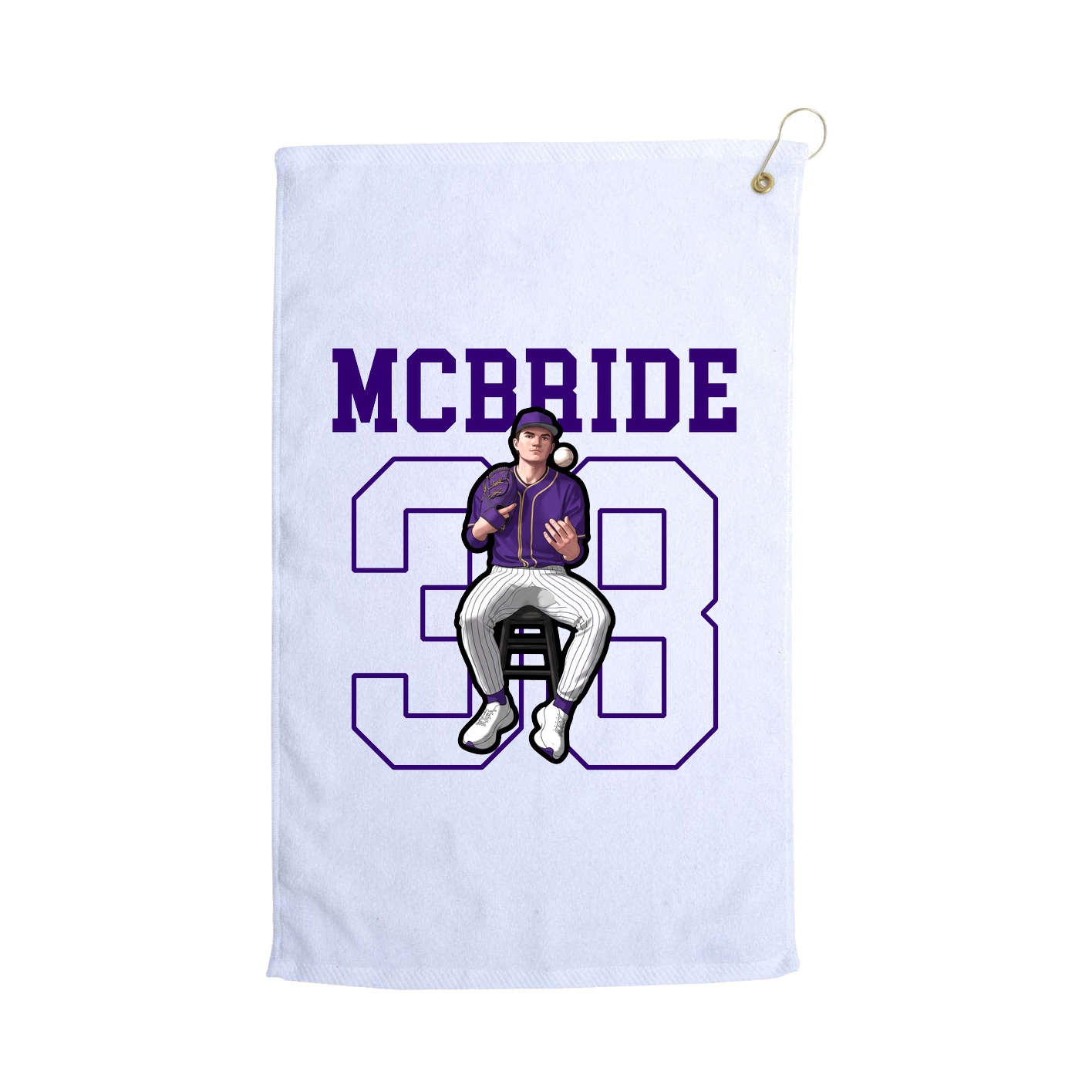 Golf Towel — Shirsey in White
