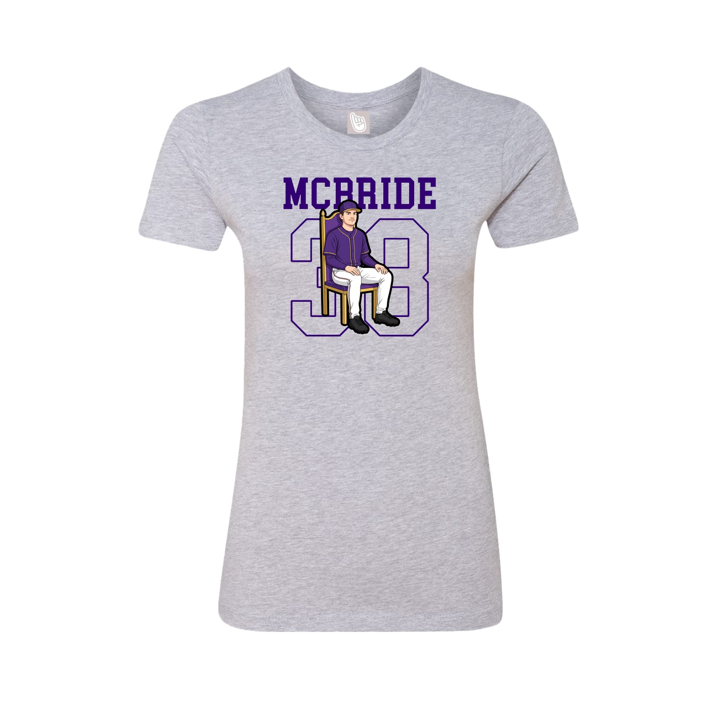 Fitted Women's Tee — Shirsey in Grey