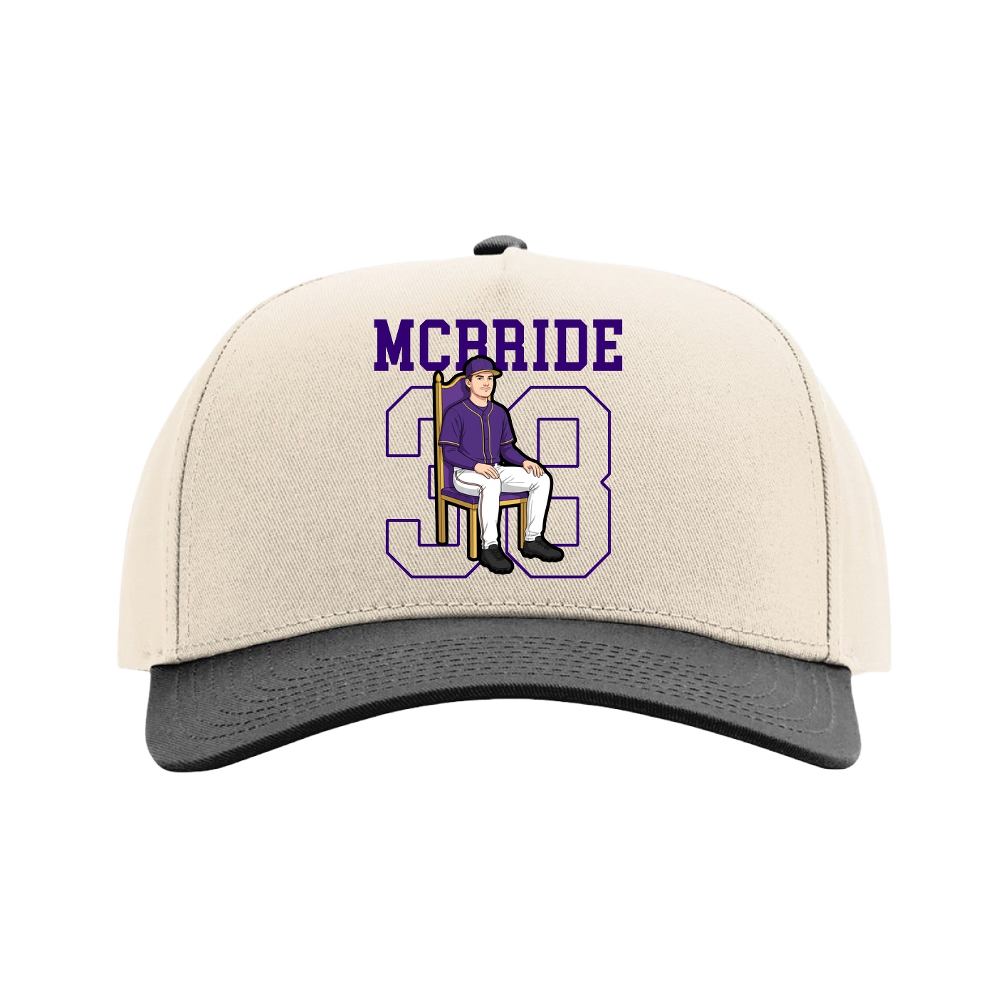 Full Fabric Five-Panel Champ Cap