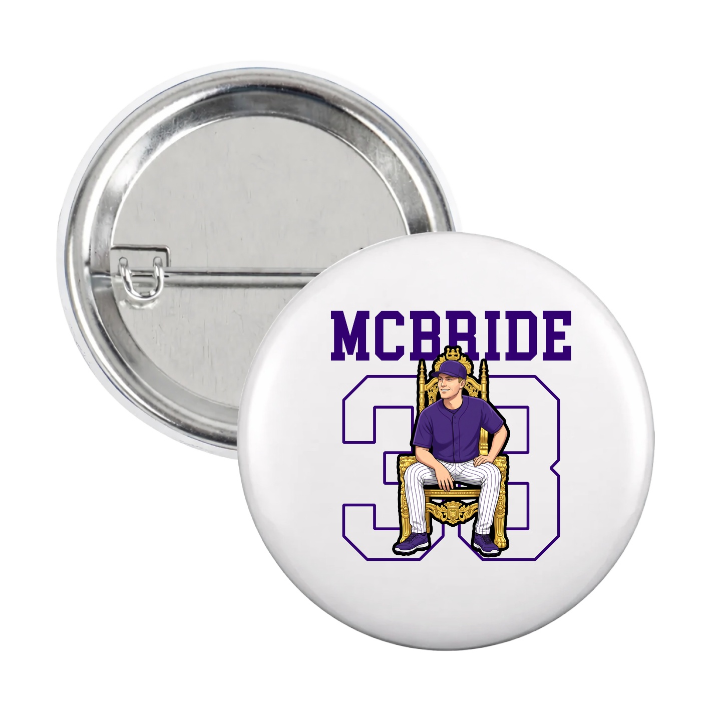 Game Day Button — Shirsey in White