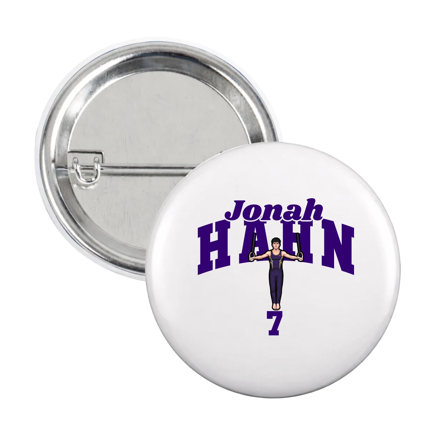 Game Day Button — Signature Arch in White
