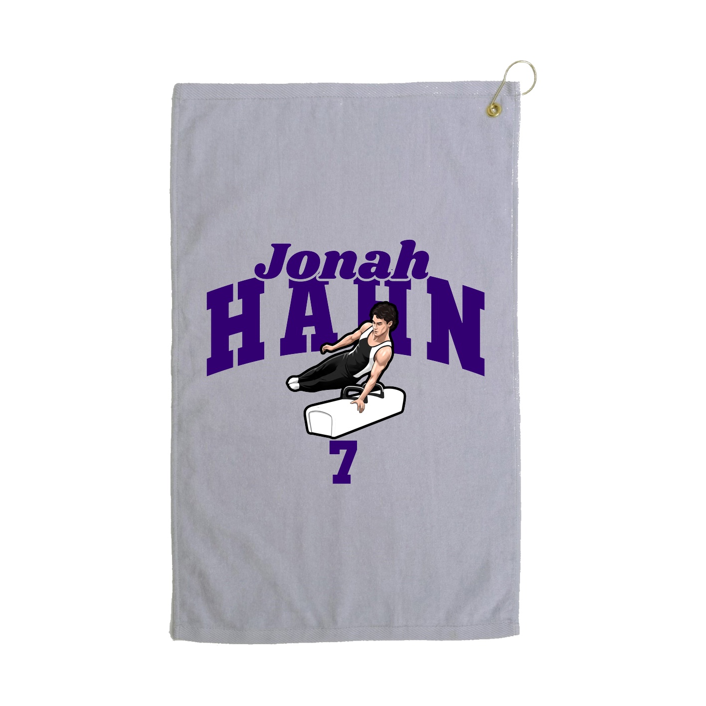 Golf Towel — Signature Arch in Grey