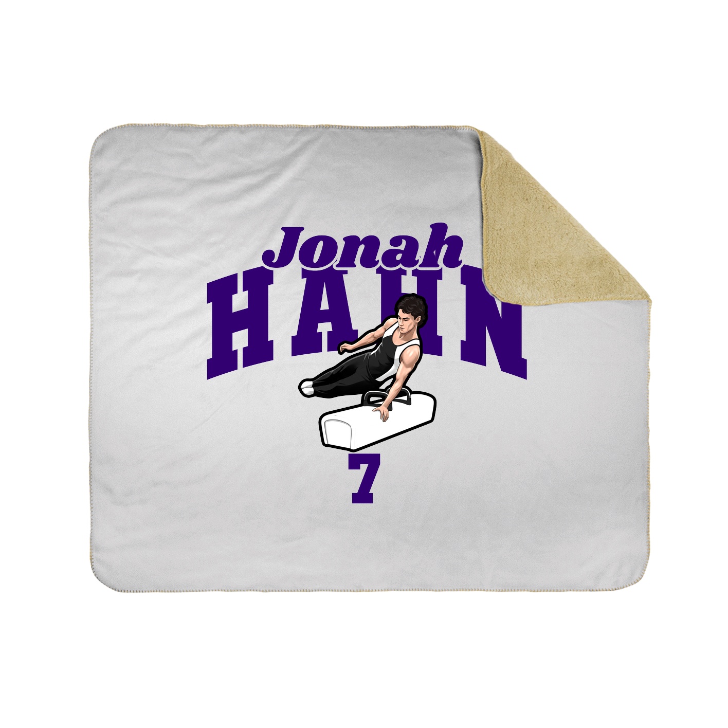 Throw Blanket — Signature Arch in White