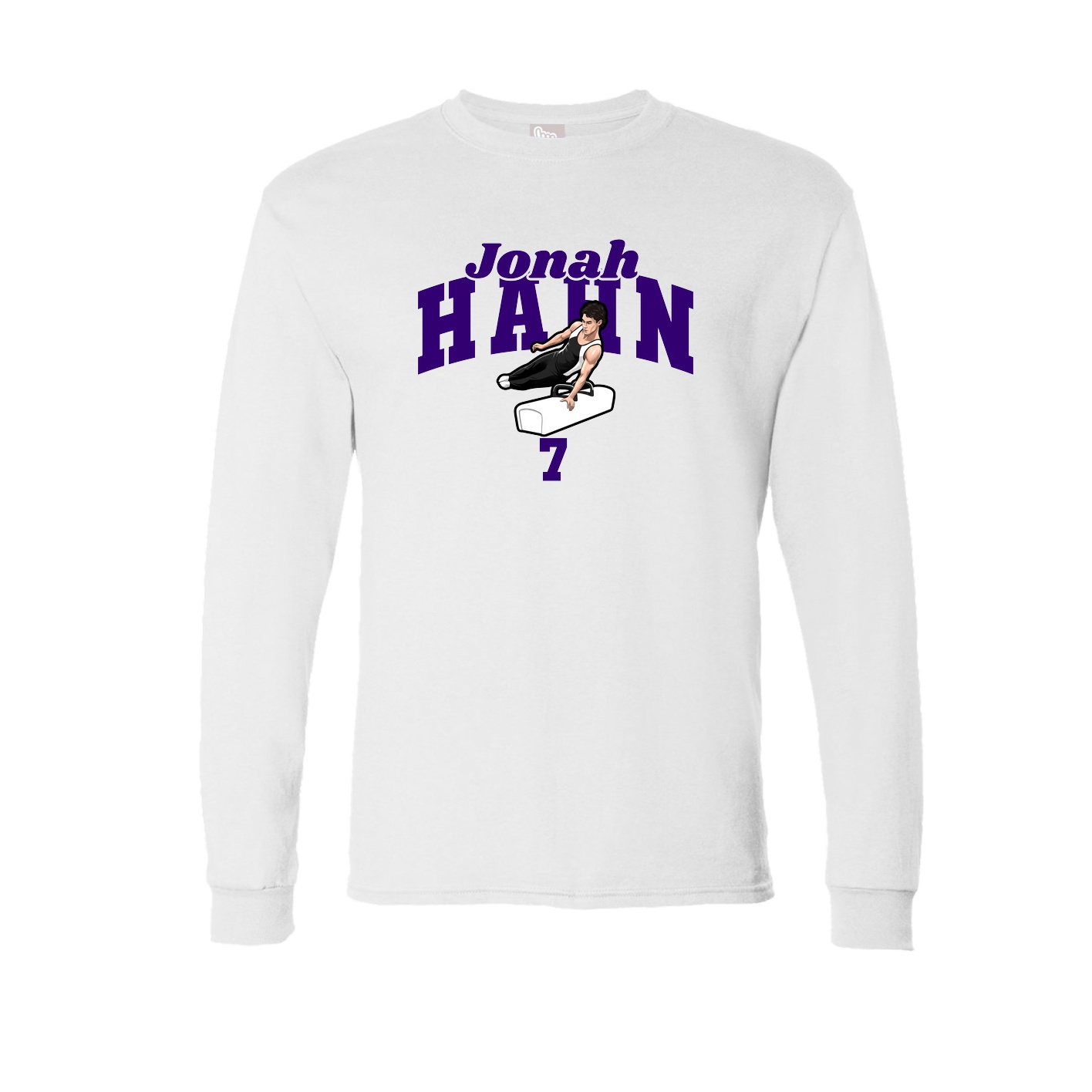 Long Sleeve Tee — Signature Arch in White