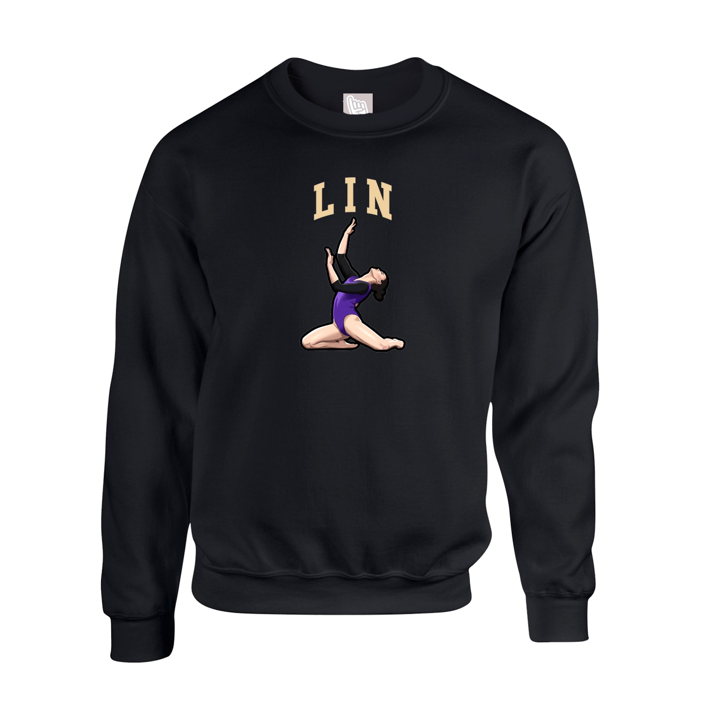 Fleece Crew — Shirsey in Black