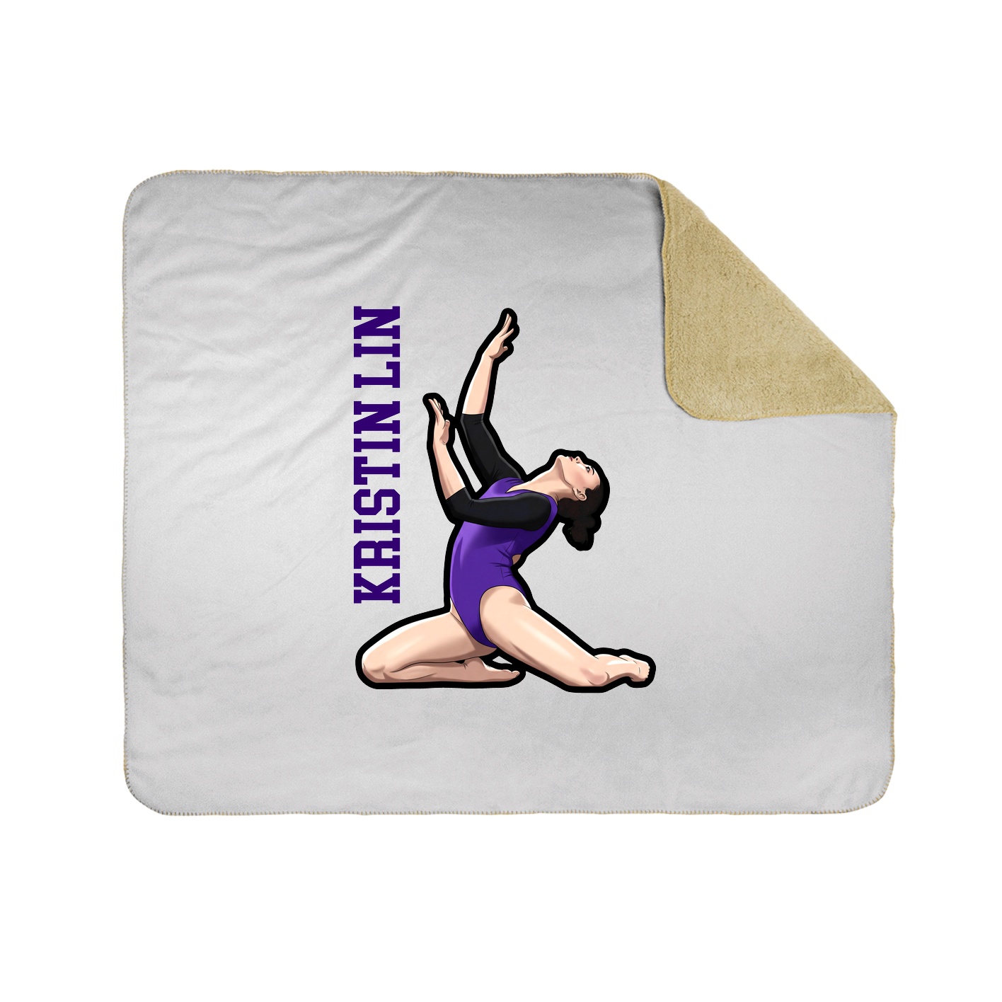 50x60 Sherpa Lined Throw Blanket