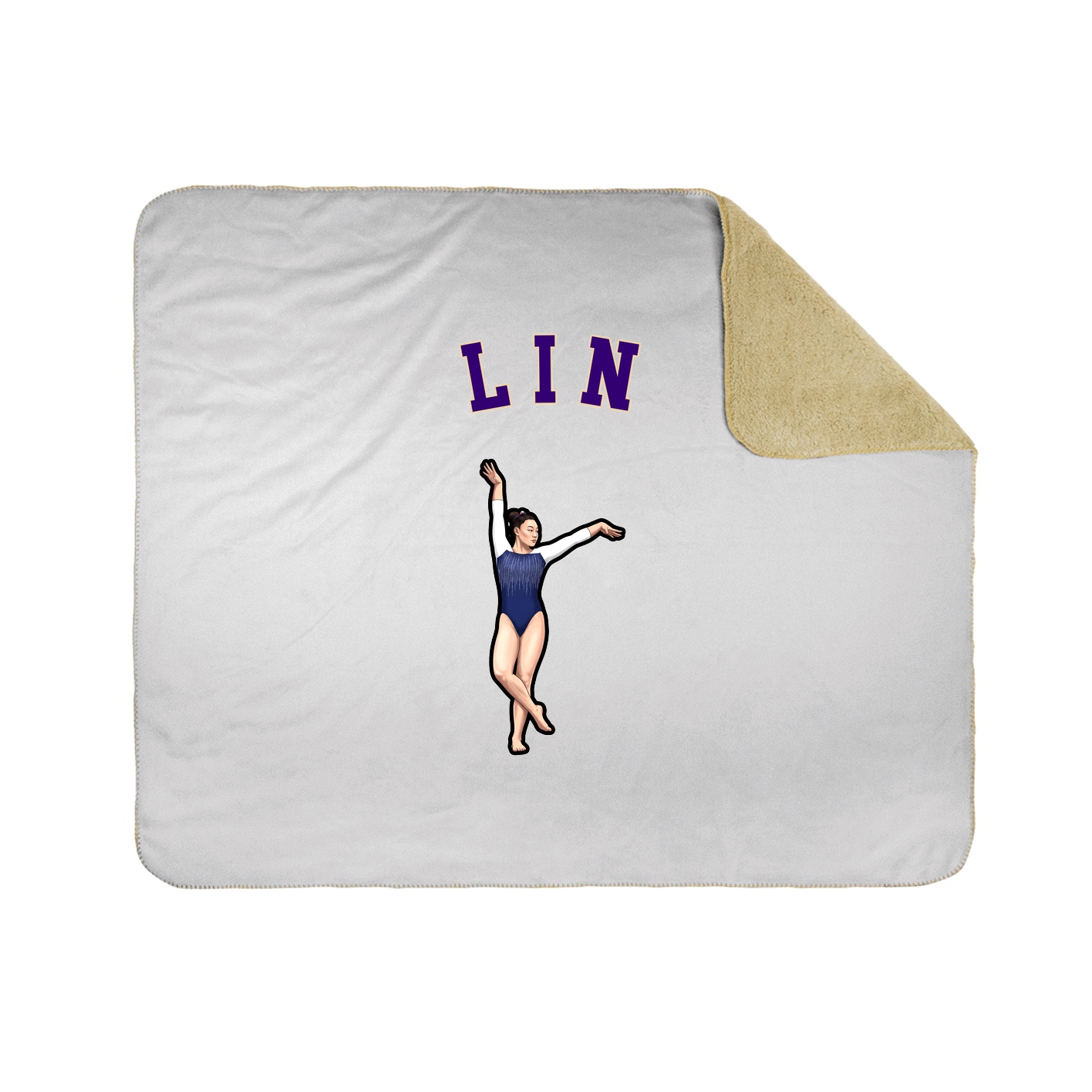 50x60 Sherpa Lined Throw Blanket