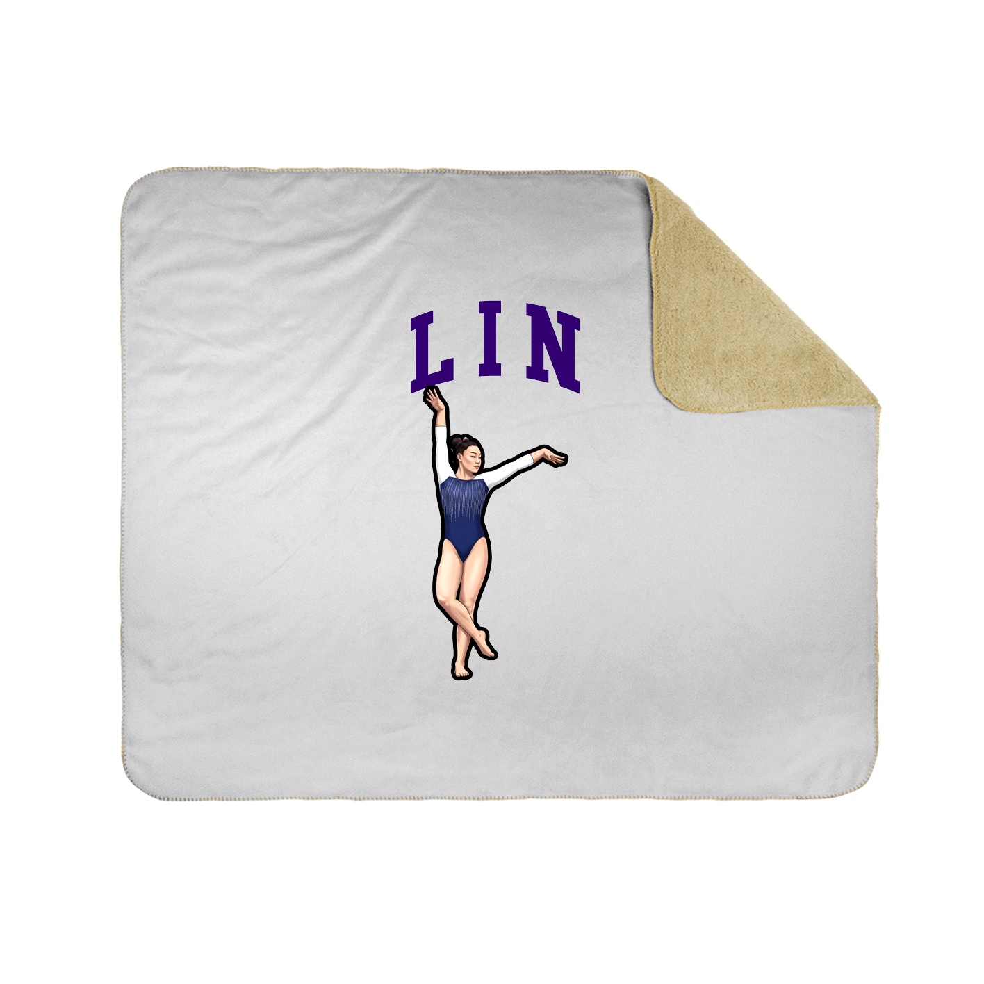 50x60 Sherpa Lined Throw Blanket