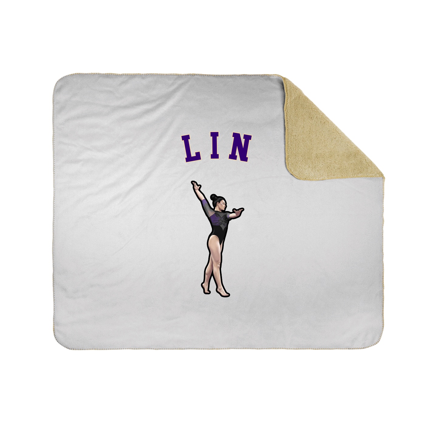 50x60 Sherpa Lined Throw Blanket