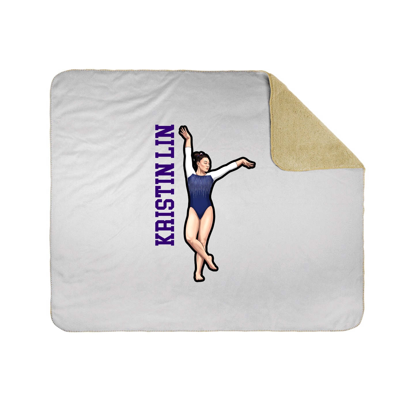 50x60 Sherpa Lined Throw Blanket