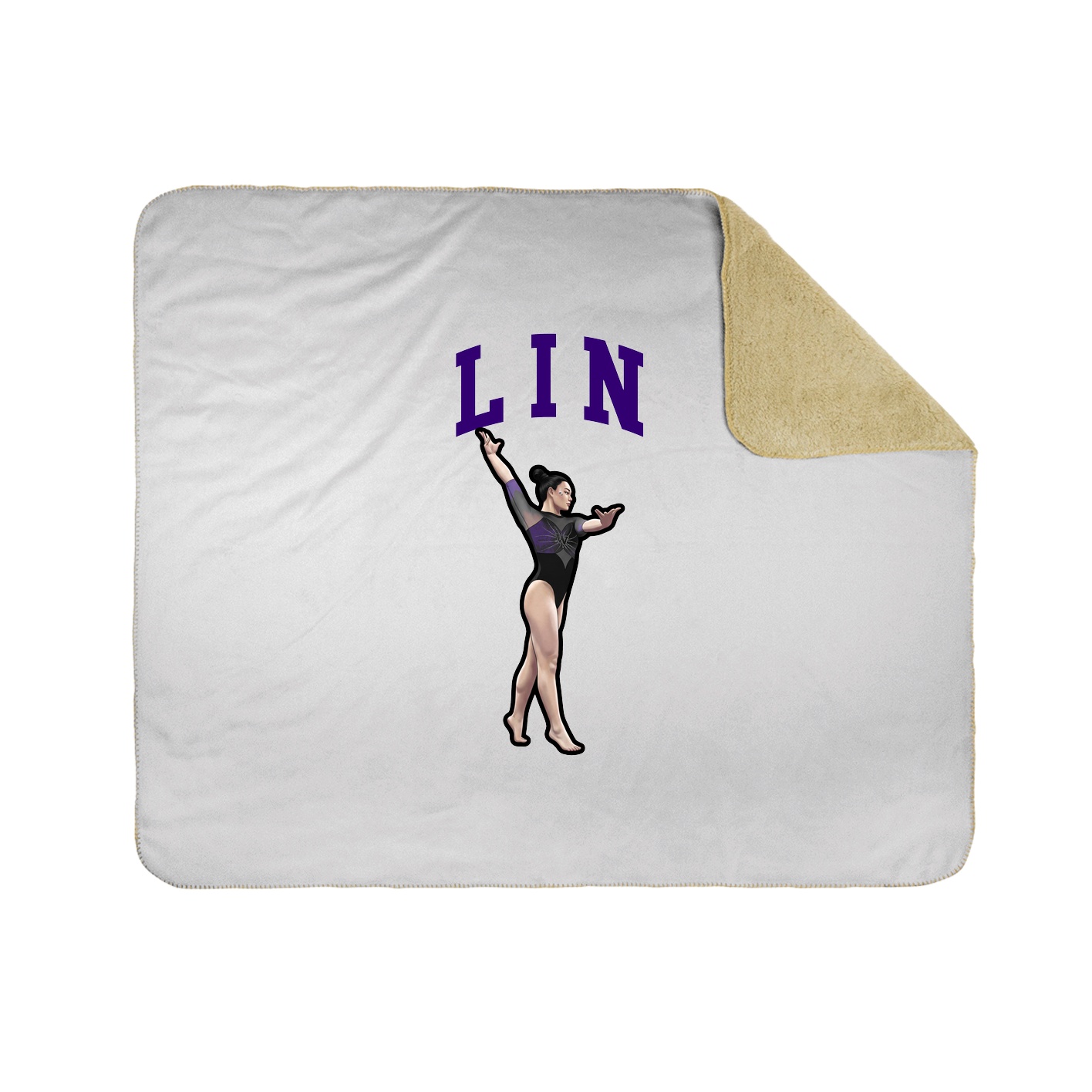 50x60 Sherpa Lined Throw Blanket