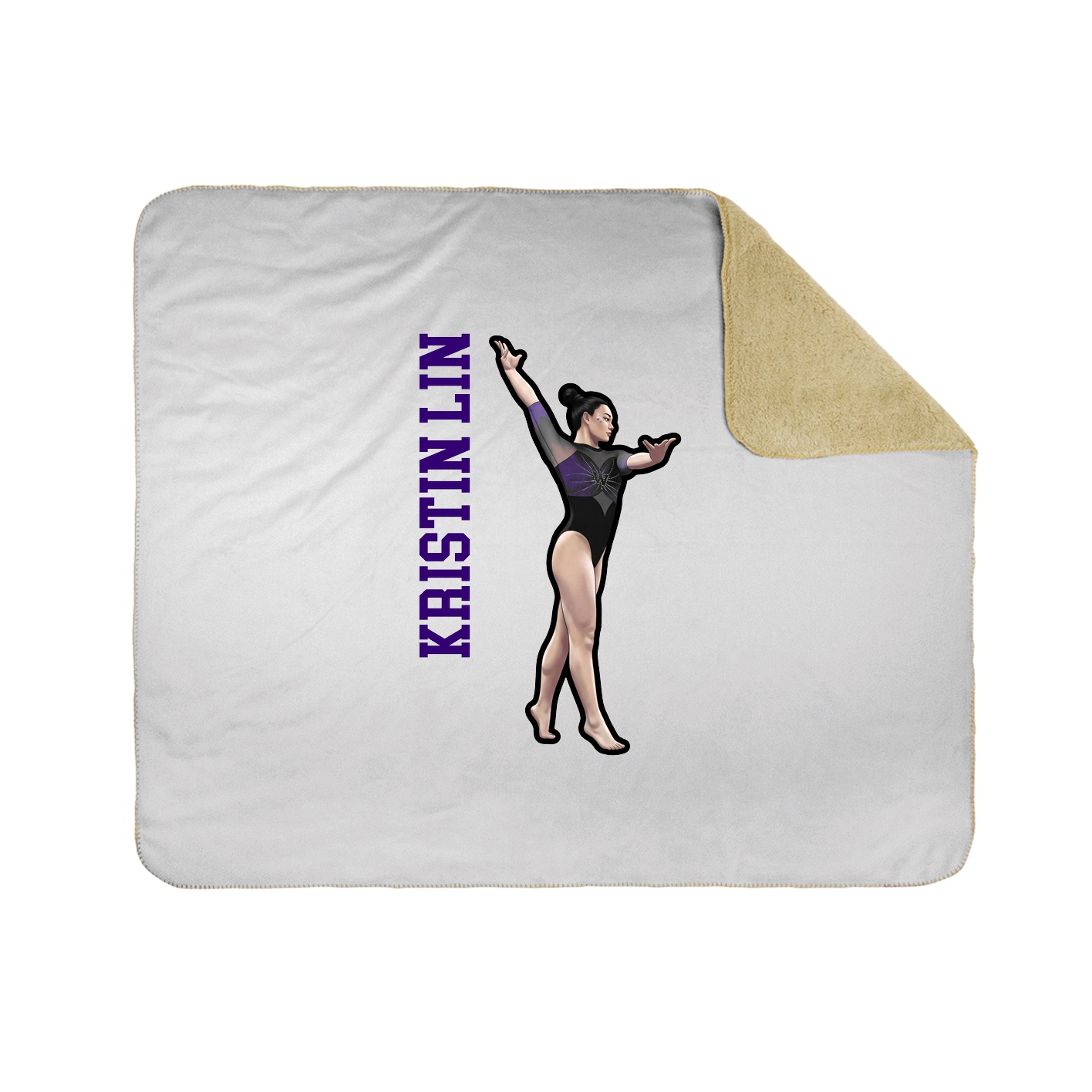 50x60 Sherpa Lined Throw Blanket